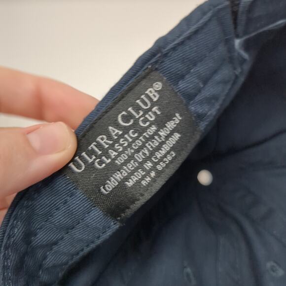 Oceania Cruises Strapback Hat Blue One Size Classic Cut Ultra Club - Picture 9 of 9